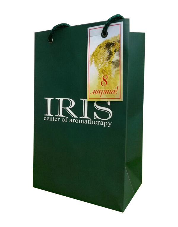 картинка Фирменный пакет ЦА "Ирис" от магазина «Центр Ароматерапии ИРИС»